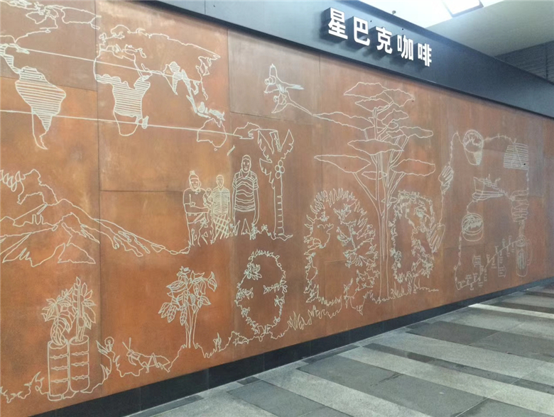 港北耐候钢幕墙