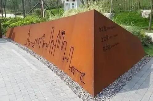 港北耐候钢挡土墙